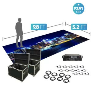 P3.91 9.8Ft X 5.2Ft LED video floor