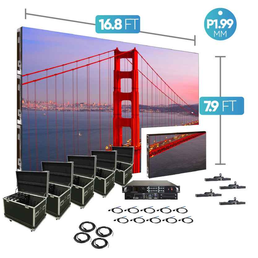 P1.99 indoor 16.8 ft. X 7.9ft