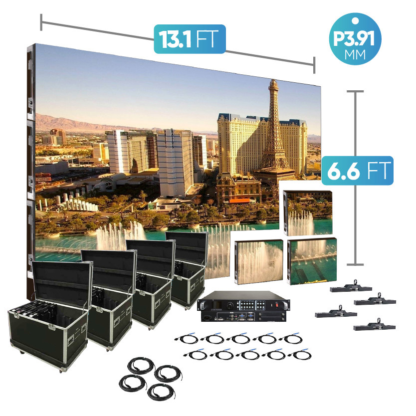 p3.91 indoor 13.1Ft X 6.6Ft