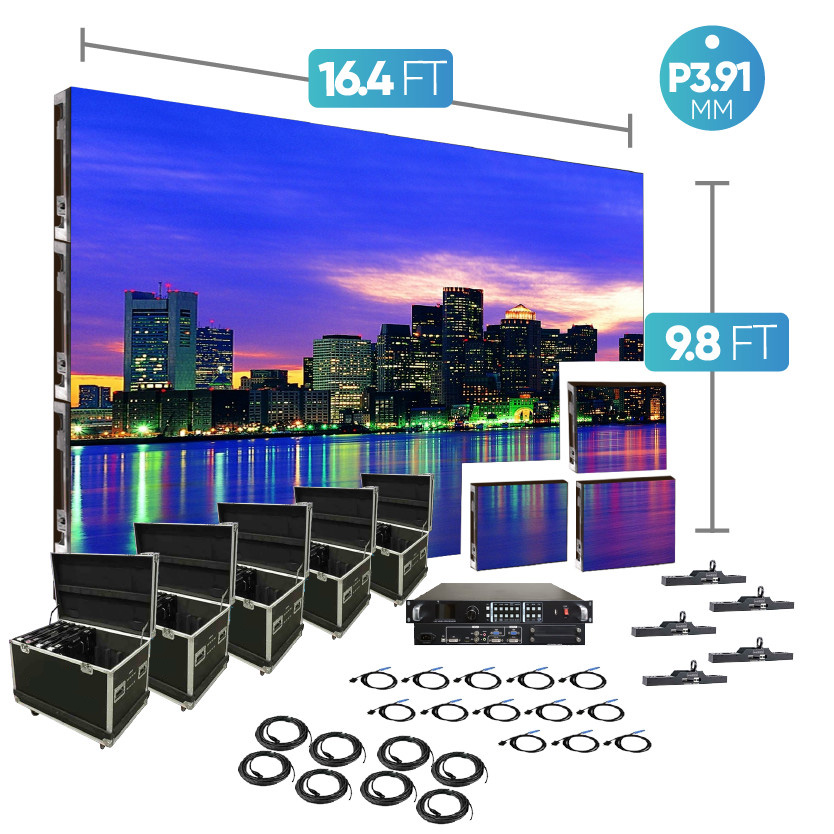 p3.91 indoor 16.4Ft X 9.8Ft