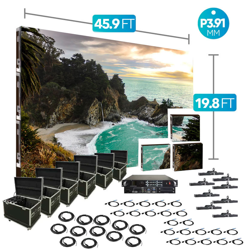 p3.91 indoor 45.9Ft X 19.8Ft